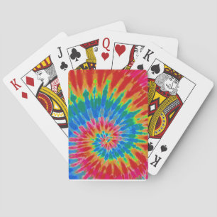 Jeu De Cartes Rainbow Spiral Tie Dye Playing Cards