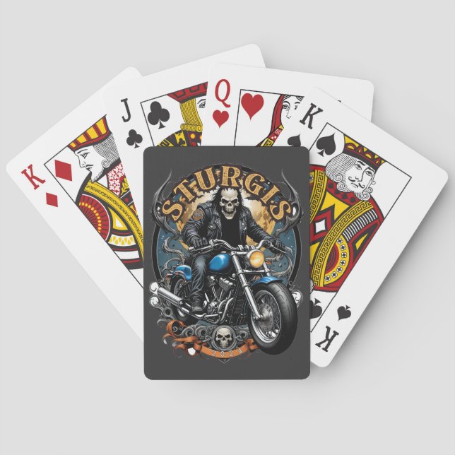 Jeu De Cartes Rallye moto Sturgis 2024 (dos)
