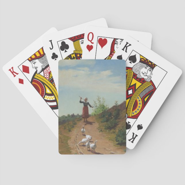 Jeu De Cartes Ramener le troupeau d'oies (par Paul Peel) (dos)