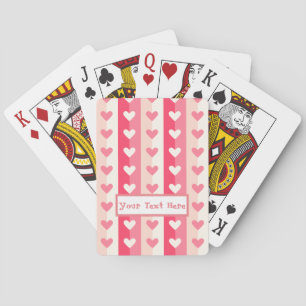 Jeu De Cartes Rangées de coeur