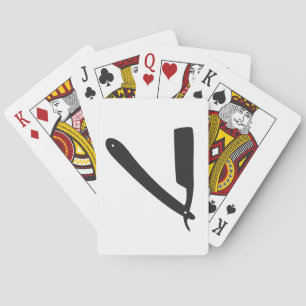 Jeu De Cartes rasoir barbershop