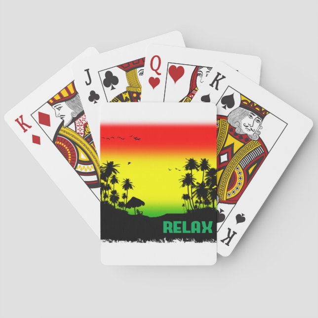 Jeu De Cartes rasta de relaxation (dos)