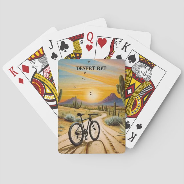 Jeu De Cartes Rat du désert, personnalisable (dos)