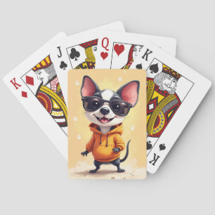 Jeu De Cartes Rat Terrier Kawaii Chien Drôle