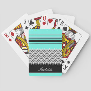 Jeu De Cartes Rayures et Chevron en bon état nommés