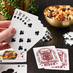 Jeu De Cartes Rébellion de la moto à pleine vitesse