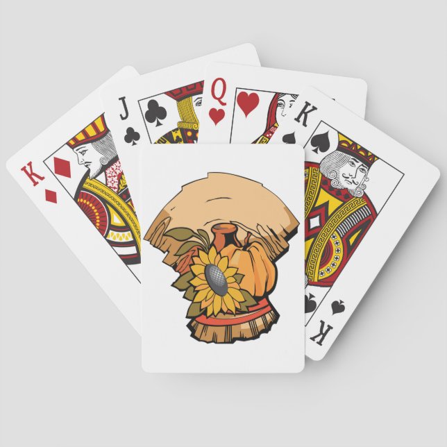 Jeu De Cartes Récolte Bannière Lecture Cartes (dos)