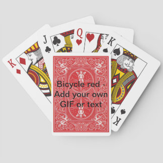 Jeu De Cartes Red Bicyle font votre propre