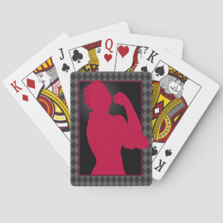 Jeu De Cartes Red Rosie le Riveter Silhouette et Motif