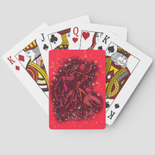 Jeu De Cartes Red Running Bull Playing Cartes