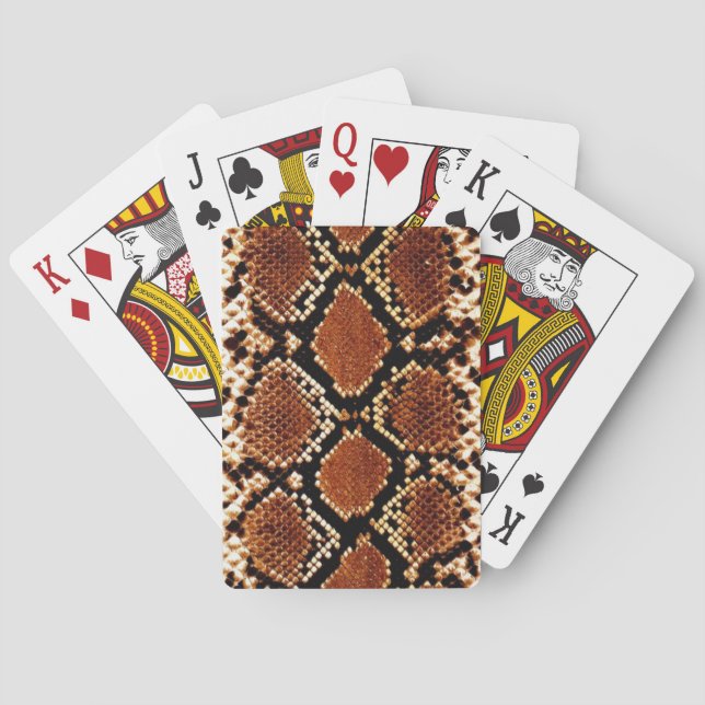 Jeu De Cartes Red Snakeskin (dos)
