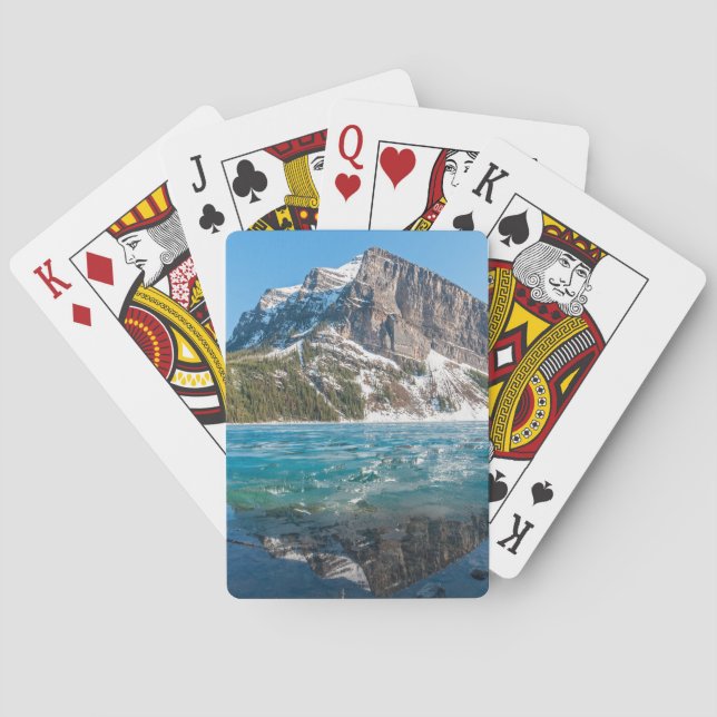Jeu De Cartes Réflexion sur Lake Louise - Banff NP, Canada (dos)