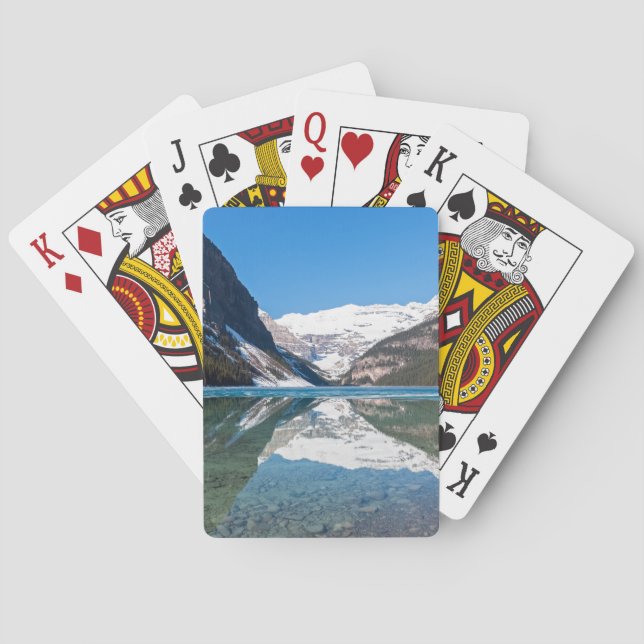 Jeu De Cartes Réflexion sur Lake Louise - Banff NP, Canada (dos)