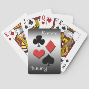 Jeu De Cartes Regard en métal de Rami-Argent