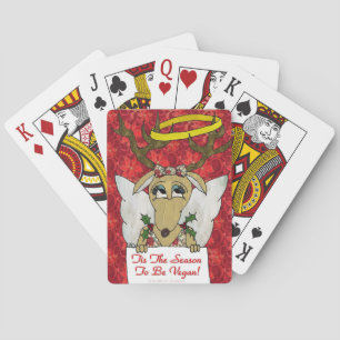 Jeu De Cartes Reindeer Angel C'est la saison d'être Vegan