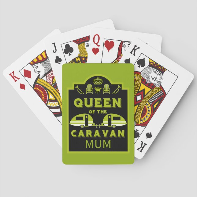 Jeu De Cartes Reine de la Caravane (dos)