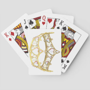 Jeu De Cartes Reine Des Coeurs Couronne Jouer Des Cartes
