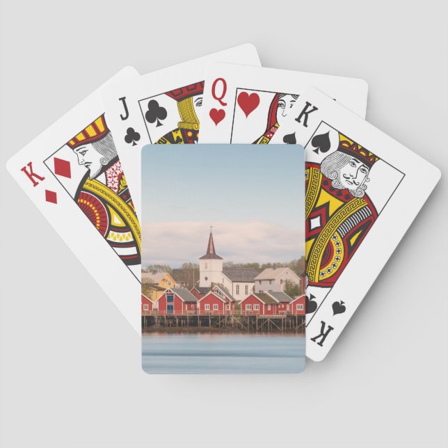 Jeu De Cartes Reine Lofoten Norvège (dos)