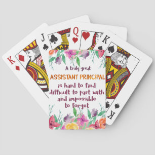 Jeu De Cartes Remerciements au Secrétaire adjoint du directeur d