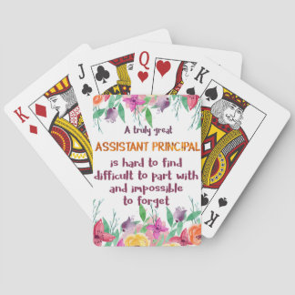 Jeu De Cartes Remerciements au Secrétaire adjoint du directeur d