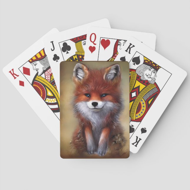 Jeu De Cartes Renard adorable (dos)