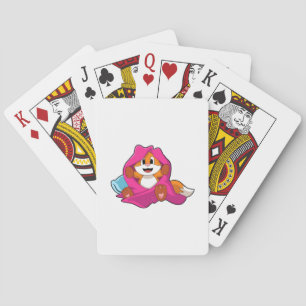 Jeu De Cartes Renard avec Coussin et couverture