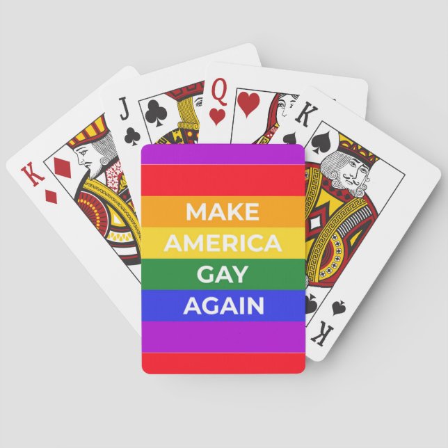 Jeu De Cartes Rendre l'Amérique gay (dos)