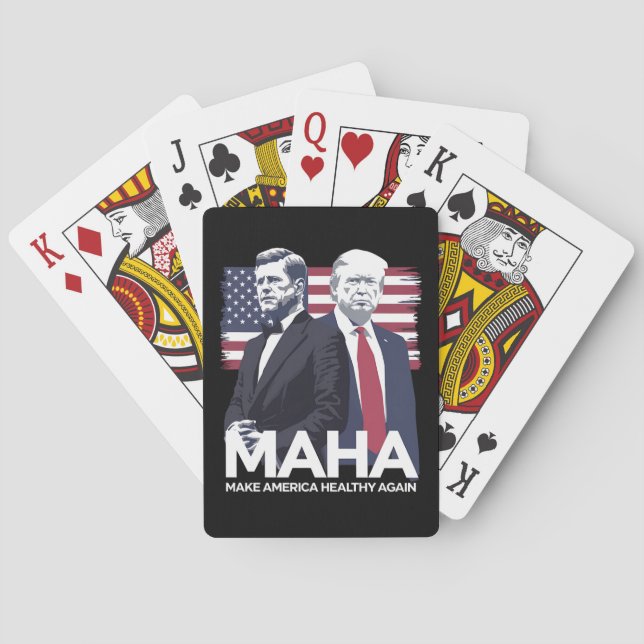 Jeu De Cartes Rendre l'Amérique saine (dos)