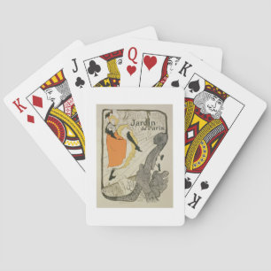 Jeu De Cartes Reproduction d'une affiche publicitaire "Jane Avri