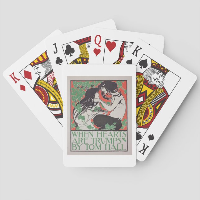 Jeu De Cartes Reproduction d'une affiche publicitaire "Quand les (dos)