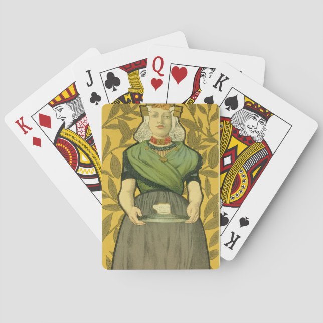 Jeu De Cartes Reproduction d'une publicité par affichage 'Van (dos)