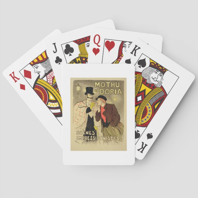 Jeu De Cartes Reproduction of a poster advertising (dos)