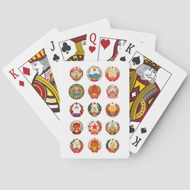 Jeu De Cartes Républiques de l'Union soviétique (dos)