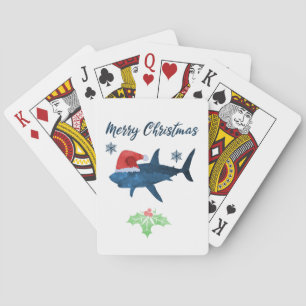 Jeu De Cartes Requin de Noël Père Noël