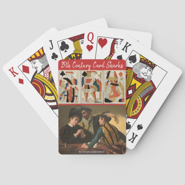Jeu De Cartes " ! Requins carte du 5ème siècle" (dos)