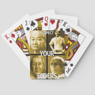 Jeu De Cartes Respectez vos aînés en jouant aux cartes