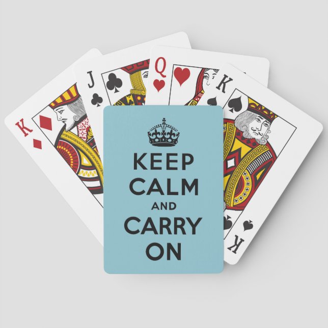 Jeu De Cartes restez calme et poursuivez Original (dos)