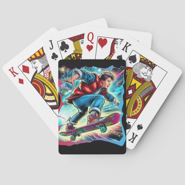 Jeu De Cartes Retour vers l'avenir (dos)