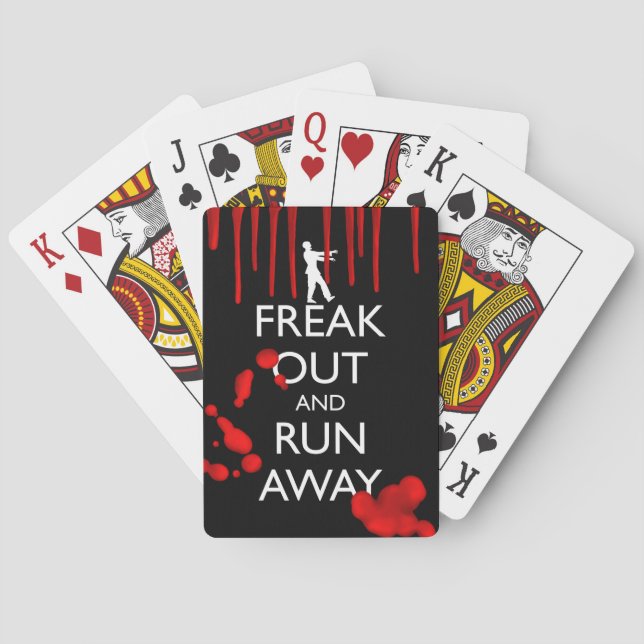 Jeu De Cartes RETOURNEZ-VOUS ET ÉTEVEZ LES zombies (dos)
