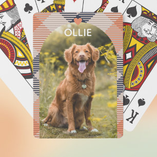 Jeu De Cartes Retro Arc Personnalisé Animaux de Compagnie Photo