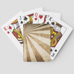 Jeu De Cartes Rétro arrière - plan de motif de rayure