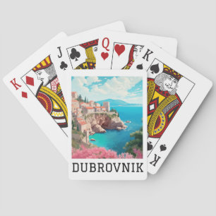 Jeu De Cartes Retro Classique Dubrovnik Croatie