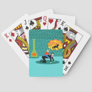 Jeu De Cartes Retro Little Cowboy Jouer aux cartes