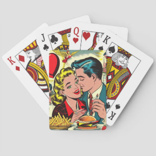 Jeu De Cartes Retro Love Couple Comics
