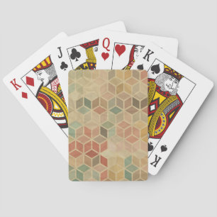 Jeu De Cartes Rétro motif géométrique 5