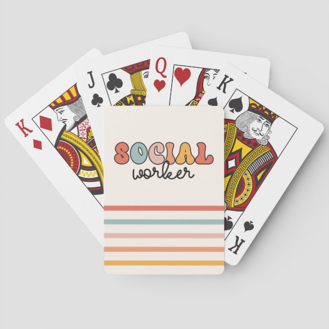 Jeu De Cartes Rétro Social Worker (dos)