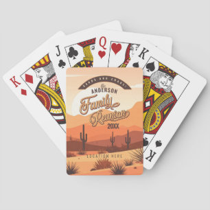 Jeu De Cartes Réunion de famille Paysage du désert ID1127