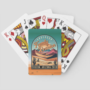 Jeu De Cartes Réunion de famille rétro désert ID1134