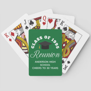 Jeu De Cartes Réunion du lycée Vert Parti personnalisé