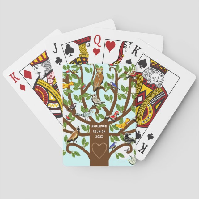 Jeu De Cartes Réunion personnalisée (dos)